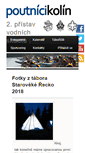 Mobile Screenshot of poutnicikolin.cz