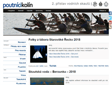 Tablet Screenshot of poutnicikolin.cz